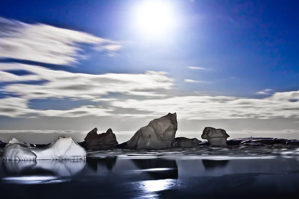 Noite antártica — Fotografia de Stock