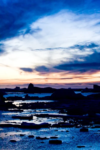 Wunderschöner Sonnenuntergang in der Antarktis — Stockfoto