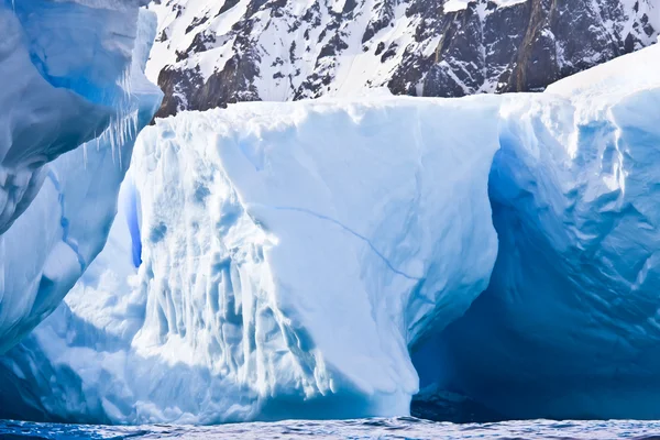 Iceberg Antarctique Dans Neige — Photo