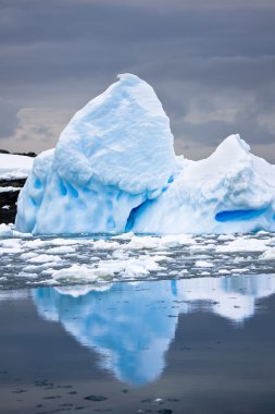 Huge iceberg in Antarctica clipart