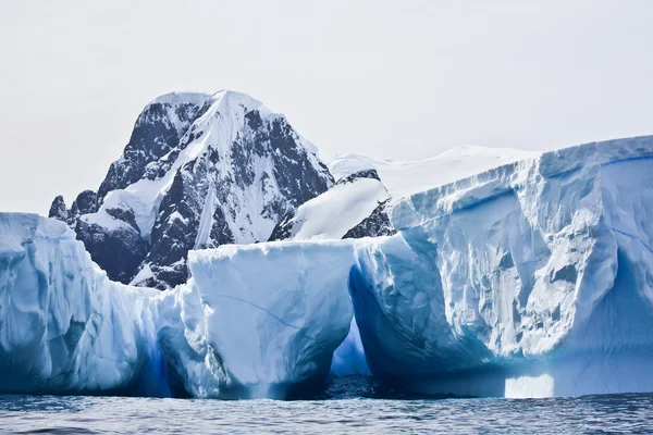Icebergs Antárticos Nieve — Foto de Stock