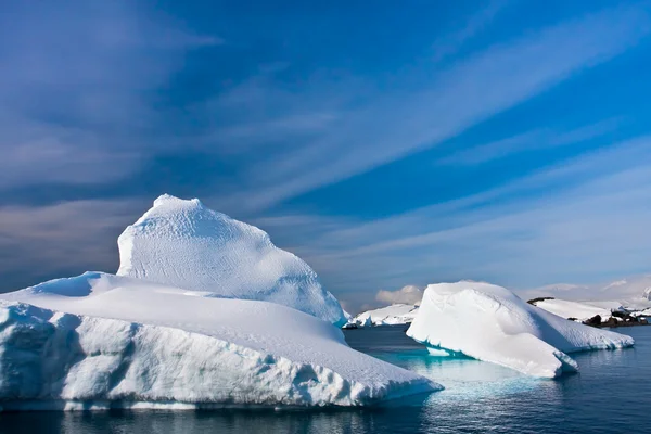 Antarktischer Gletscher Schnee — Stockfoto