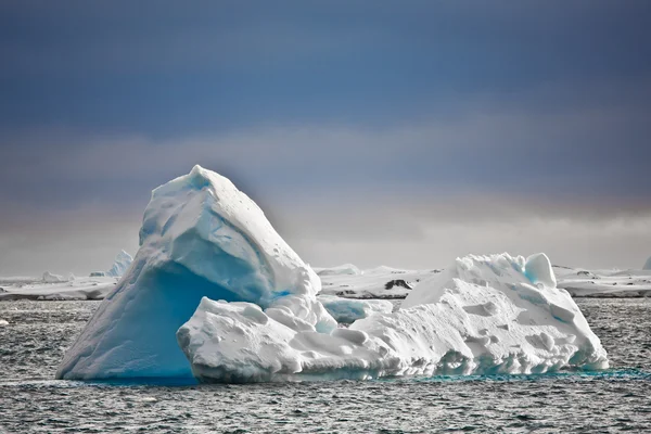 Ghiacciai Antartici Nella Neve — Foto Stock