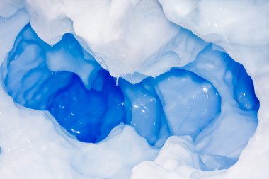 Blue ice cave clipart