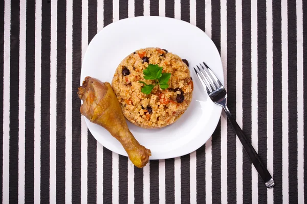 Delicious couscous — Stock Photo, Image