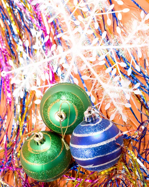 Foto's van kerstboom decoratie — Stockfoto