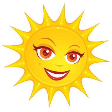 Hot Summer Sun clipart