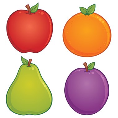 Fruit Icons clipart