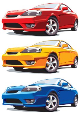 Modern car_front clipart