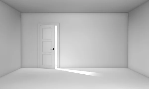 半開きのドア — ストック写真