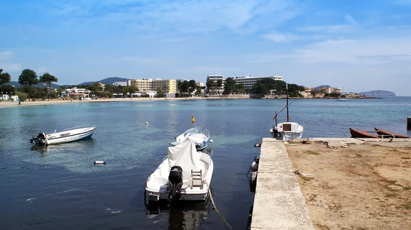 Виды с Ибицы, средиземноморского острова в Испании — стоковое фото