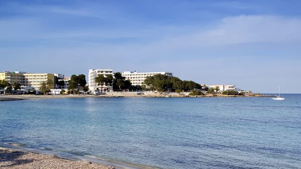 Blick von Ibiza, Mittelmeerinsel in Spanien — Stockfoto