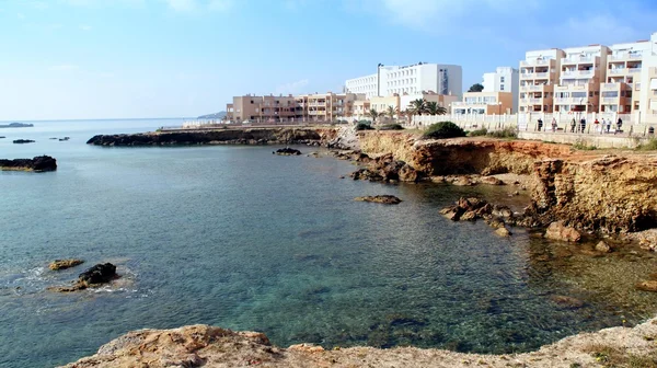伊维萨，西班牙地中海岛屿的意见 — 图库照片