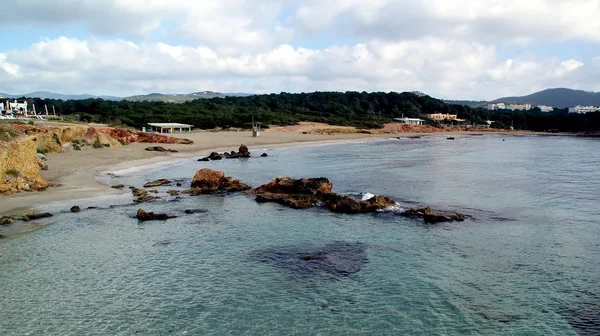 Vue depuis Ibiza, île méditerranéenne en Espagne — Photo