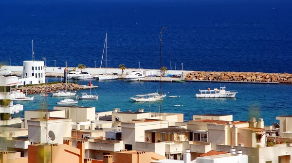 Utsikt från ibiza, ö i Medelhavet i Spanien — Stockfoto