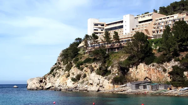 Vista da Ibiza, isola mediterranea in Spagna — Foto Stock