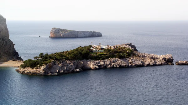 Θέα από το ibiza, το νησί της Μεσογείου στην Ισπανία — Φωτογραφία Αρχείου