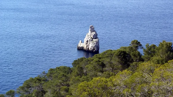 Vistas desde Ibiza, isla mediterránea en España —  Fotos de Stock