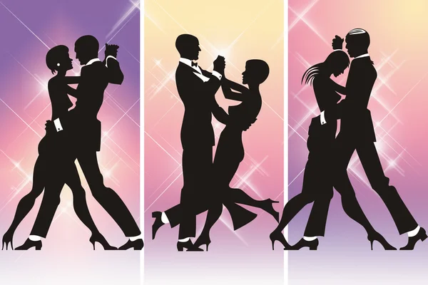 Homme et femme dansent à une fête — Photo