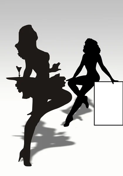 Ilustração de um dançarino sexi — Fotografia de Stock