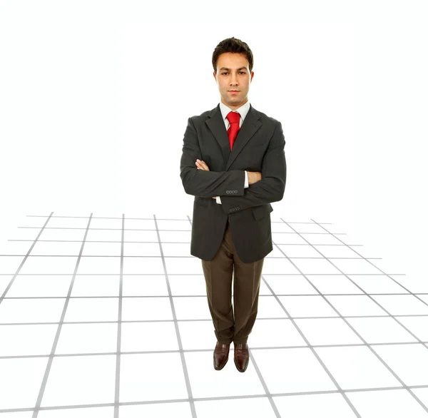 Young Mad Business Man Full Body Picture — Stock Photo, Image