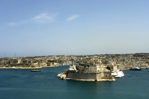 Valetta Haven Weergave Hoofdstad Van Malta Eiland — Stockfoto