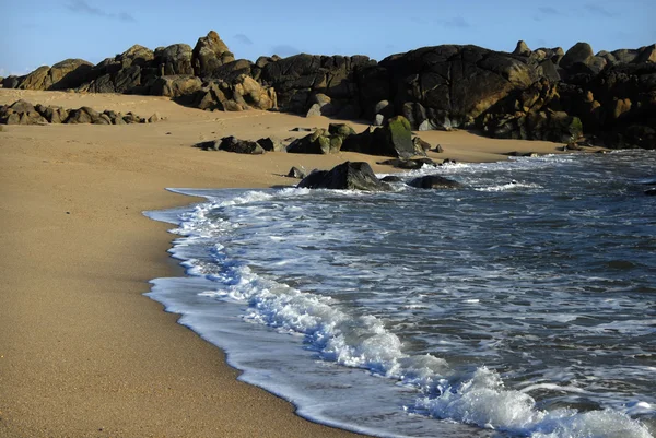 Kleine Strand Van Algarve Het Zuiden Van Portugal — Stockfoto