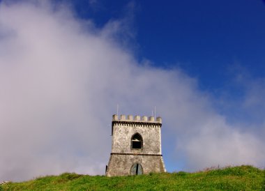 tepenin üst Azores Beyaz Kale