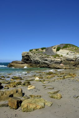 küçük kumsalda algarve, Portekiz Güney