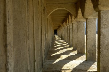 Cabo espichel eski kilise, ibadet yeri şimdi harabeye yıllarca pilgrims binlerce