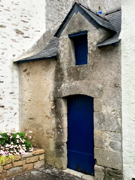 Stary Dom Typowy Bretanii Północy Francji — Zdjęcie stockowe