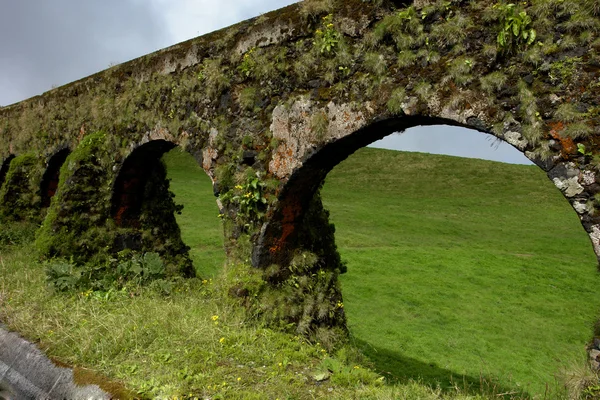 Old Aqueduct Sao Miguel Island Azores Portugal — Stok fotoğraf