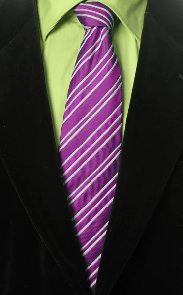 Fialová kravata — Stock fotografie