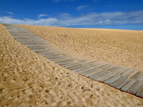 Caminho Areia — Fotografia de Stock