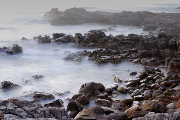 Mgła Oceanie Wybrzeża Hiszpanii — Zdjęcie stockowe