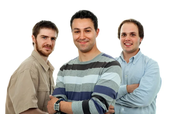 Tre män — Stockfoto