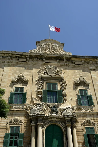 Barokke Architectuur Het Middeleeuws Gebouw Het Eiland Malta — Stockfoto