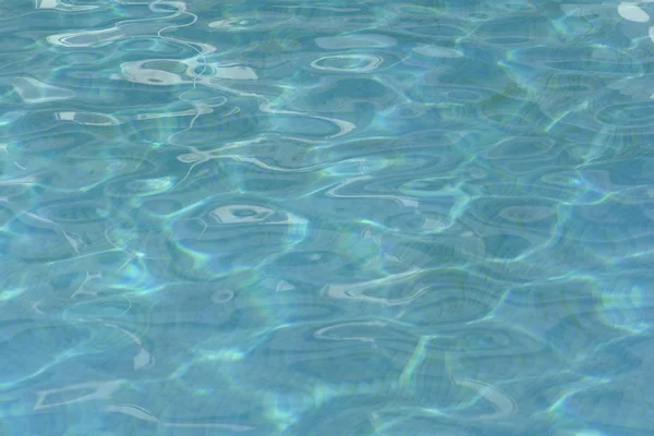 スイミング プールのブルーの水詳細テクスチャ — ストック写真