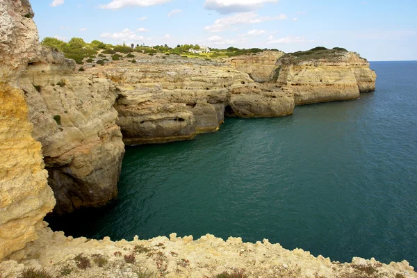 Pobřežní Pohled Algarve Jihu Portugalska — Stock fotografie