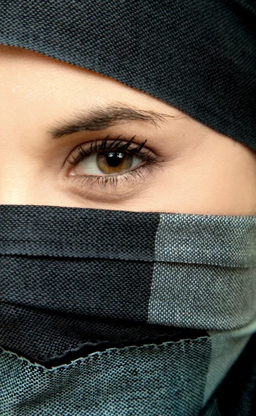 Vrouw oog detail — Stockfoto
