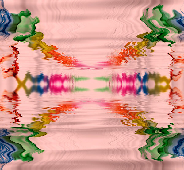 abstract colored smoke in a colored background