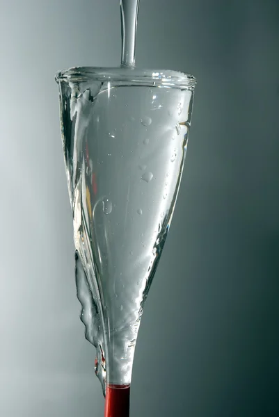水のガラスの詳細 — ストック写真