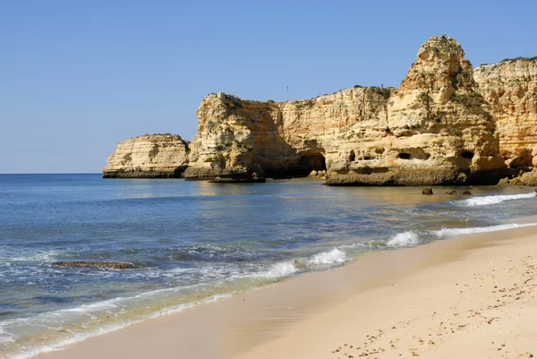 Португальский Пляж Алгарве Страны — стоковое фото