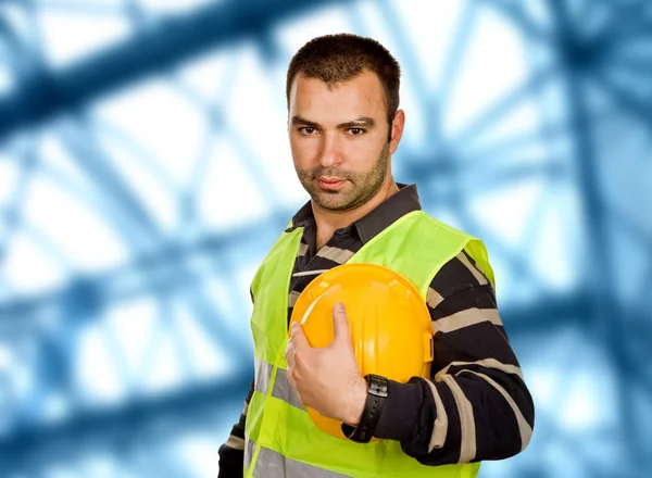 Proud Foreman Standing Looking Camera — Stock Photo, Image