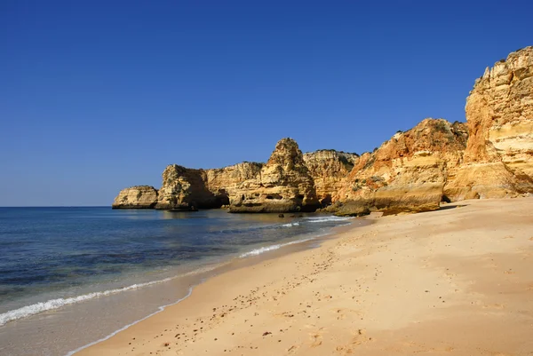Spiaggia Portoghese Dell Algarve Nel Sud Del Paese — Foto Stock