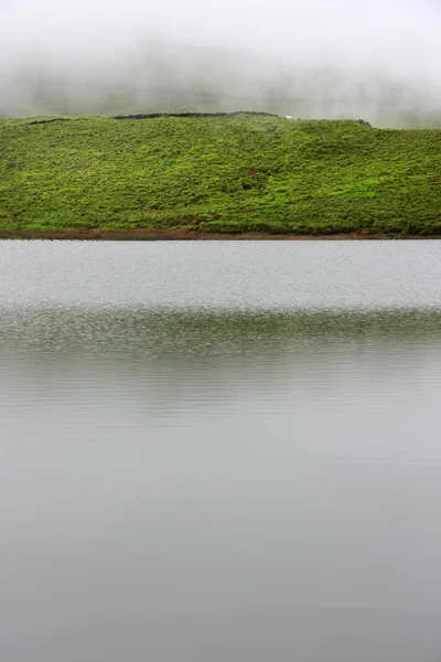 Небольшое Озеро Острове Сао Мигель — стоковое фото