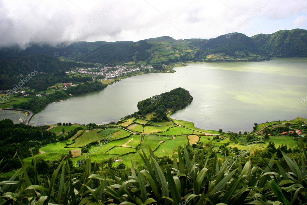 seven lake city in azores island of s miguel