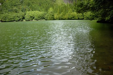 Azores lake in sao goncalo sao miguel Island