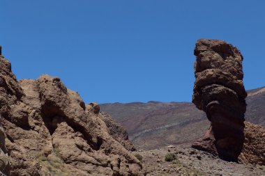 el teide tenerife adasında, büyük kaya