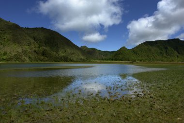 ateş içinde Azor Adası sao miguel Gölü